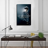 Famous 60s Old Movie Covers Le Samourai Custom Poster 7 Canvas Poster Bedroom Decor Sports Landscape Office Room Decor Gift Unframe:12×18inch(30×45cm)