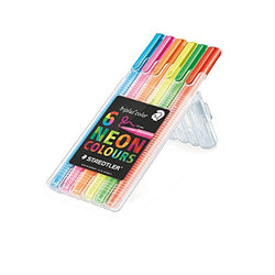 Staedtler Triplus Color Pen Assorted Neon Colours 6 Pens Set
