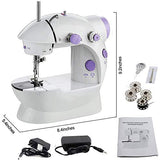 Portable Sewing Machine, Mini Handheld Sewing Machine, Automatic Electric Sewing Machine Hand Stitch Clothes Quick Repairing for Cloth, Curtain, Household and Travel Use