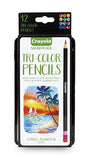 Crayola Tri-Color Pencils w/Tin