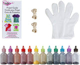 Tulip One-Step Tie-Dye Kit Carnival, Ultra Results All-in-1 Starter Kit for Fun Fashion Designs, 12 Colors