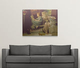 GREATBIGCANVAS Gallery-Wrapped Canvas Entitled Comparison, 1892 by Lawrence Alma-Tadema 48"x36"