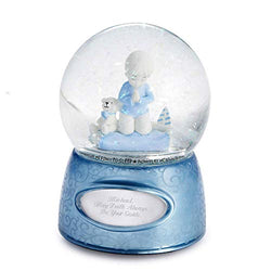 Things Remembered Personalized Praying Boy Musical Snow Globe with Engraving Included