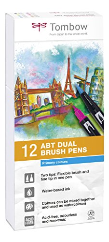 Tombow "12 ABT" Dual Brush Pen - Grey-P