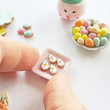 Dollhouse miniature lamb Easter cookies scale 1:12
