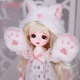 HGCY Soft BJD Doll 12 Inch SD Dolls Joint Rotated Dress Included Doll Accessories with Full Set Clothes Shoes Wig Makeup, Can Be Used for Collection, The Best Gift for Boys