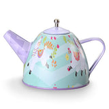 JOYIN Llama Pretend Tin Teapot Set for Tea Party and Kids Kitchen Pretend Play