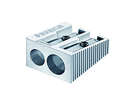 Staedtler Mars STD-510-20-A6-02 Metal Double Hole Pencil Sharpener