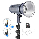 Neewer Vision 4 300W Li-ion Battery Powered Outdoor Studio Flash Strobe (1000 Full Power Flashes with 2.4G System, Trigger Included), Bowens Mount with Softbox Kit for Video Location Photography
