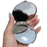 Compact Makeup Mirror Cosmetic Korean Mother of Pearl Lacquered Apricot Tree #33