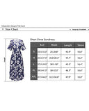 STYLEWORD Womens Floral Midi Dresses Casual Flowy Hide Belly Fat Hawaiian Short Sleeve Summer Pockets Ruffle 2023(Floral05,L)