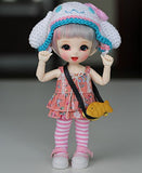 Zgmd 1/8 BJD Doll SD Doll Cute Little Girl Resin Doll +Face Make Up