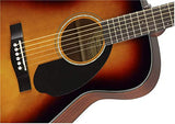 Fender CC-60S Concert Acoustic Guitar, Walnut Fingerboard, Sunburst