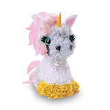 THE ORB FACTORY LIMITED 10027964 Plush Craft 3D Unicorn, 5" x 4" x 10", Pink/White/Yellow/Grey