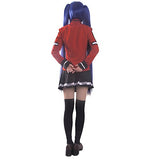 Miccostumes Women's Wendy Marvell Cosplay Costume (Small, Red and Black)