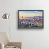 MQPPE Italy Cityscape 5D DIY Diamond Painting Kits, View of Florence After Sunset from Piazzale Michelangelo Italy Full Drill Painting Arts Set Craft Canvas for Home Wall Decor Adults Kids, 16" x 20"