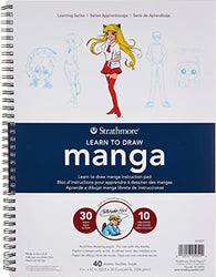 Strathmore Learn To Draw Wire Pad 9"X12"-Manga -250510