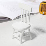 ManFull Dollhouse, Dollhouse Accessories, Miniature Ornament, 1/12 Dollhouse Dining Table Chair Furniture Scene Model Toy Miniature Accessory for Decoration or Education C