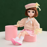 BJD Doll 1/6 SD Dolls 12 Inch Kawaii Ball Jointed Doll DIY Toys with Full Set Clothes Shoes Wig Makeup, Best Gift for Girls(Linda)