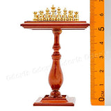 Odoria 1:12 Miniature Games Chess Set Magnetic Table Dollhouse Decoration Accessories