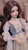 VLEYAN Hand-Painted BJD Doll, in Nordic Pastoral Style 1/3 Anime Doll with 31 Movable Joints, for Girls, Desk and Wall Decor, 22.8 Inches Tall (Handmade Makeup Plus -Ordinary Packaging)
