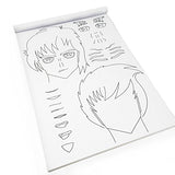 Daler Rowney – Manga Pad - Includes 2 Free Templates – 70gsm – 50 Pages – A3 Portrait – Made in