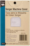 Dritz 901 Machine Dust Cover for Serger, 13" x 12-3/4" x 8-3/4", Clear Vinyl