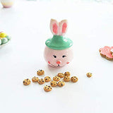 Dollhouse miniature Easter cookie jar