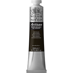 Winsor & Newton Artisan Water Mixable Oil Color, 200ml, Ivory Black