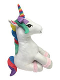 Nickelodeon JoJo Siwa Plush Sparkle Rainbow Unicorn 23" Pillow Buddy