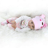 Kaydora Reborn Baby Doll Realistic Silicone Lifelike Newborn Baby Doll Girl 22 inches