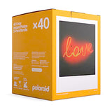 Polaroid Instant Color I-Type Film - 40x Film Pack (40 Photos) (6010) & Box Camera Bag, White (6057) & Photo Album - Large