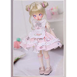 Y&D Limited Edition 1/6 BJD Doll, Anime Fairy SD Doll 11.4 Inch Ball Jointed Doll with Full Set Clothes Wig Eyes Makeup Socsk Shoes Headband, Best Gift for Christmas New Year's