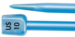Lion Brand Yarn 400-5-1004 Single Point Knitting Needles, 14-Inch, Size 10, 6mm, Blue