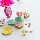 Dollhouse miniature Easter cookie jar