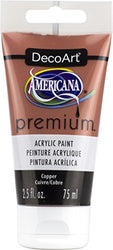 DecoArt Deco Art Copper Acrylic Metallic Paint Tube 2.5oz