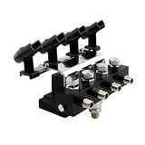 OPHIR Airbrush Holder Station with 4 Splitters Airbrush Manifold That Can Hold Up to 4 Airbrushes (with 5pcs of air Hose)