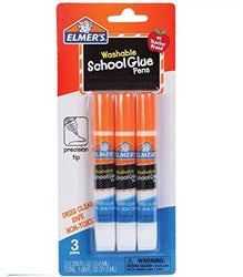 Elmer's Washable School Glue Pens with Precision Tips #1 Teacher Brand (3-pens Per Pack) - 10 Packs