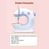 Mini Sewing Machine for Beginners and Kids 2 Speeds Double Thread With Needle and Thread Set, Upgraded Household Multifunctional Adjustable Stitches Sewing Machine