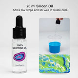 AUREUO Acrylic Pouring Paint Set - 4 Colors 8 Oz./ 240ml Bottles - Pre-mixed High Flow Ready to Pour with Silicone Oil for Canvas, Rock, Ceramic, Wood, Glass & Crafts - First Love