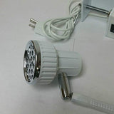LED White Task Sewing Uber Light Long Gooseneck Lamp Bendable Steel 29", C-clamp Table Mounted, 110v + 28 LED Light