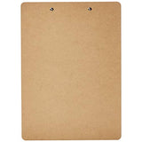 AmazonBasics Hardboard Clipboard - 6-Pack