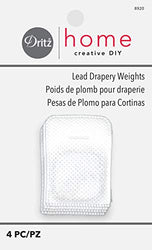 Dritz Home 8920 Covered Lead Drapery Weights (4-Piece)