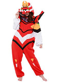 SAZAC Kigurumi - Evangelion Unit-02 - Eva-02 - Onesie Jumpsuit Halloween Costume - Adult