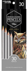 30-Pack Pre-Sharpened Premium Colored Pencils - Artist's Quality, Great for Coloring, Coloring