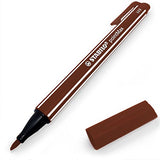 Stabilo PointMax Nylon Tip Fineliner Pen - 0.8mm - Pack of 10 - Brown - 488/46