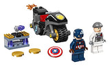 LEGO Marvel Captain America and Hydra Face-Off 76189 Collectible Building Kit; Captain America and Motorcycle Set; New 2021 (49 Pieces)