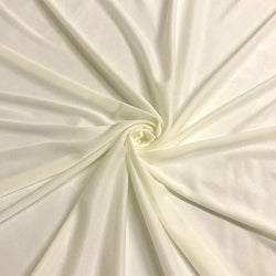 Interlock Lining Poly Stretch Fabric 70 Denier 60" Wide Sold BTY Many Colors (5 YARDS, Ivory)