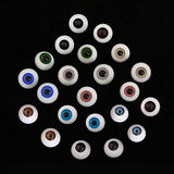 BJD Eyes Eyeball Size 1/3 1/4 1/6 1/8 SD MSD Light Grey Dark Green Redpurple Smoky Sapphire Blue Eyes Blue Glass 16mm