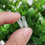 Wixine 8Pcs 1/12 Dollhouse Miniature Clear Wine Glass Drink Cups set Kitchen Accessory